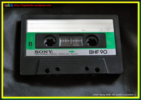 1983 Sony BHF 90 audio cassette