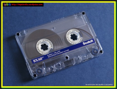 1992 Scotch BX 60 Audio Cassette