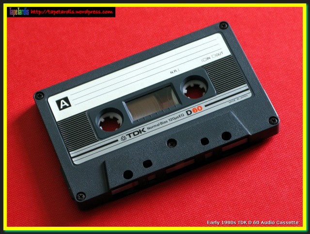 Early 1980s TDK D 60 Audio Cassette